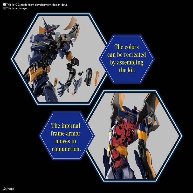 BANDAI MODEL KIT GUNPLA - RG NGE EVA MARK 06 1/144 - immagine 7