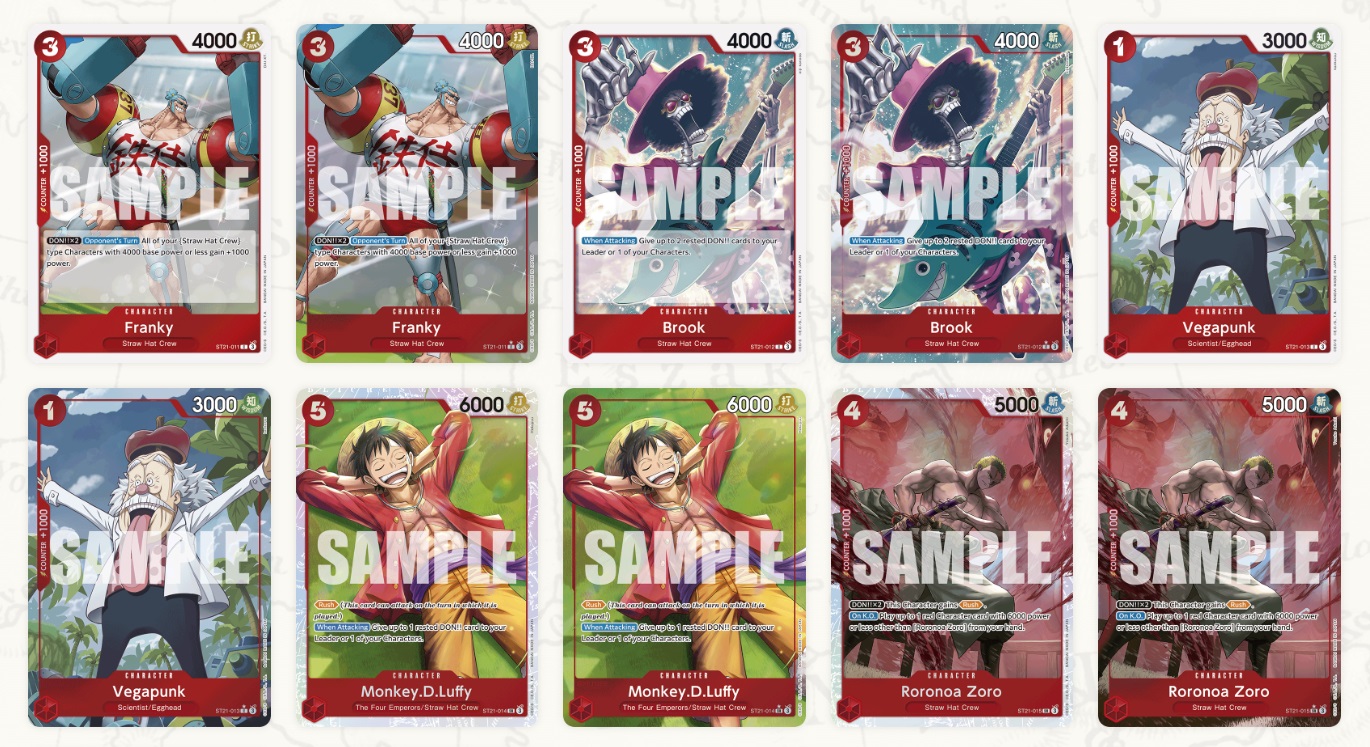 ONE PIECE CARD GAME - STARTER DECK EX GEAR 5 ST-21- INGLESE - immagine 4