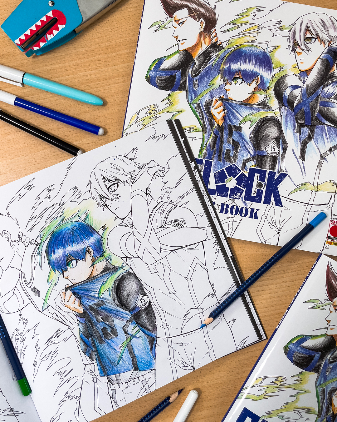 BLUE LOCK COLORING BOOK - immagine 3
