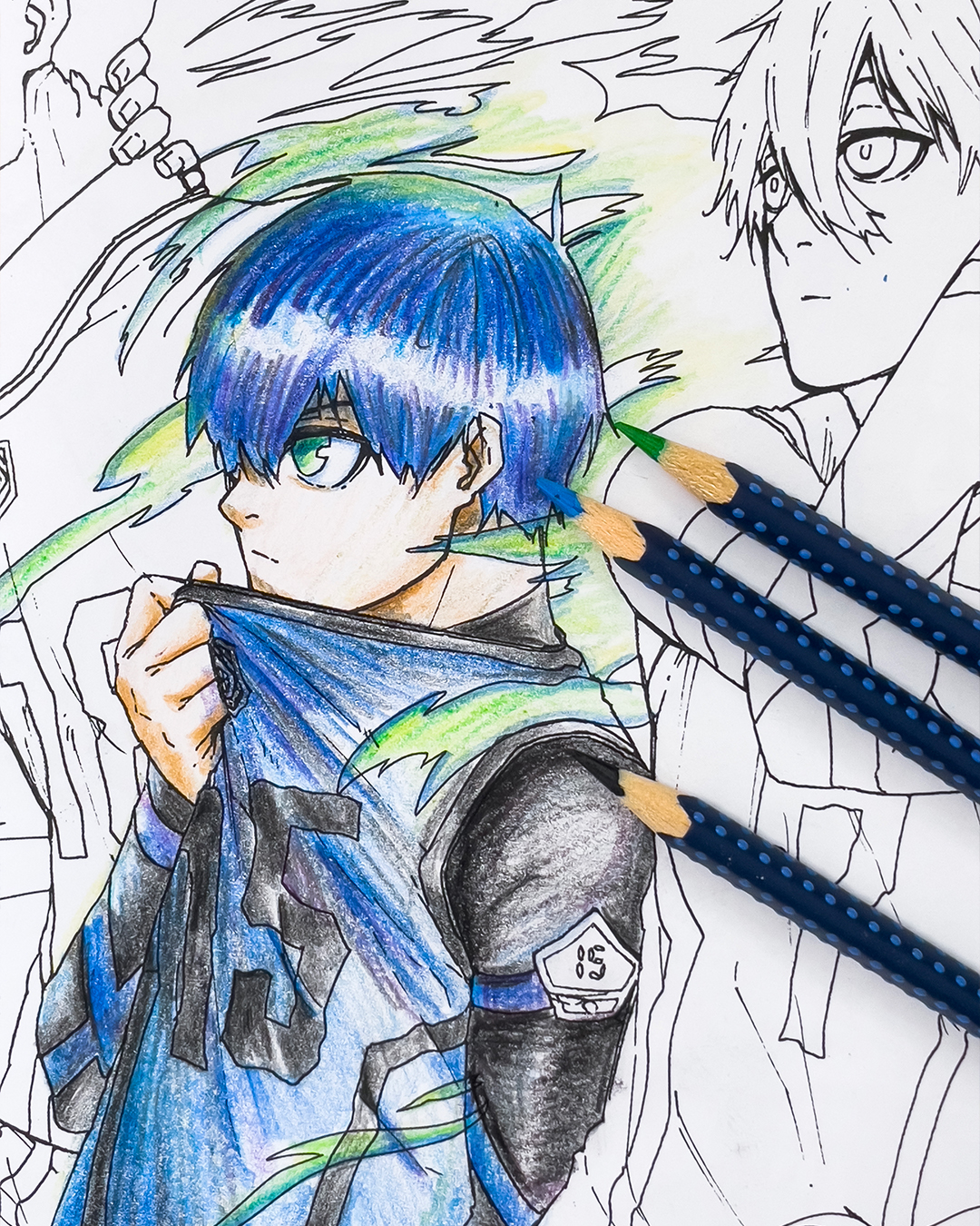 BLUE LOCK COLORING BOOK - immagine 4