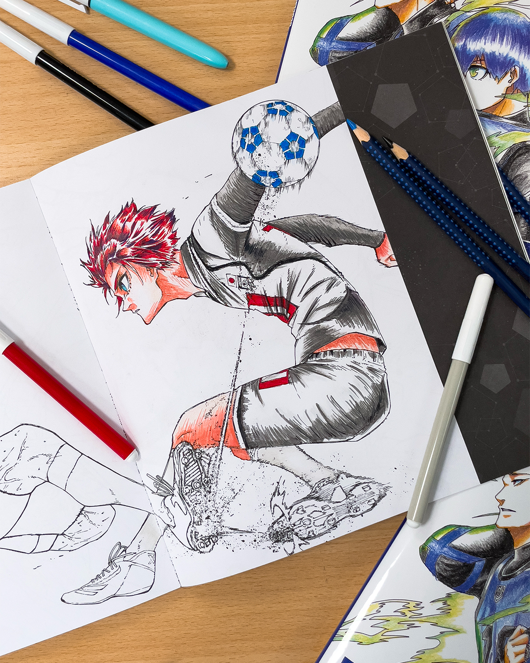 BLUE LOCK COLORING BOOK - immagine 5