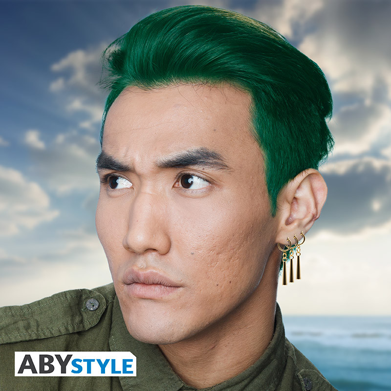 ABYSTYLE - ONE PIECE: ZORO (3 EARRINGS SET / ORECCHINI) - immagine 4