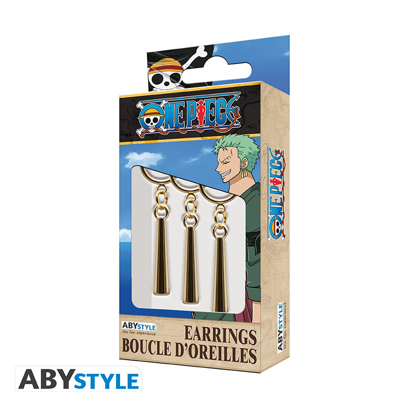 ABYSTYLE - ONE PIECE: ZORO (3 EARRINGS SET / ORECCHINI)