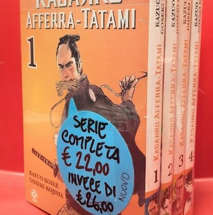 KASAJIRO AFFERRA-TATAMI VOL.1-2-3-4 – SERIE COMPLETA