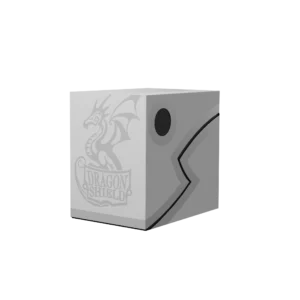 DRAGON SHIELD - DOUBLE SHELL ASHEN WHITE/BLACK - PORTA MAZZO