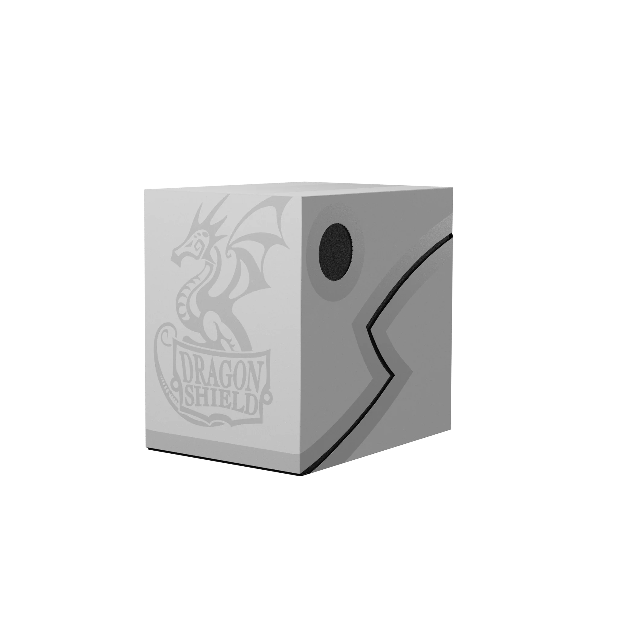 DRAGON SHIELD - DOUBLE SHELL ASHEN WHITE/BLACK - PORTA MAZZO