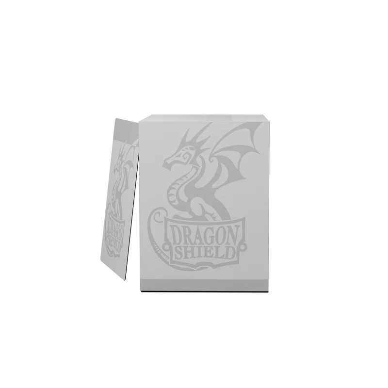 DRAGON SHIELD - DOUBLE SHELL ASHEN WHITE/BLACK - PORTA MAZZO - immagine 2
