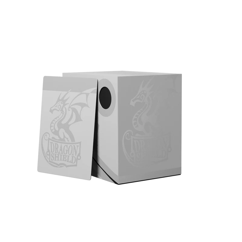 DRAGON SHIELD - DOUBLE SHELL ASHEN WHITE/BLACK - PORTA MAZZO - immagine 3