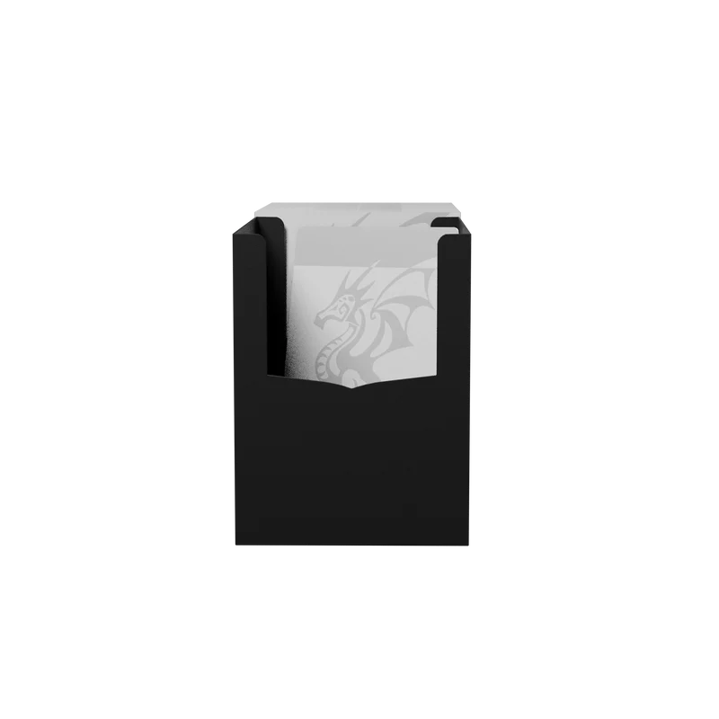DRAGON SHIELD - DOUBLE SHELL ASHEN WHITE/BLACK - PORTA MAZZO - immagine 4