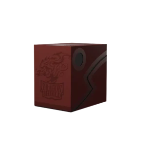 DRAGON SHIELD - DOUBLE SHELL BLOOD RED/BLACK - PORTA MAZZO