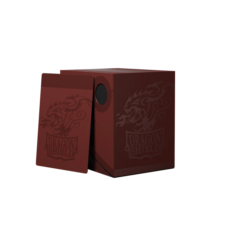 DRAGON SHIELD - DOUBLE SHELL BLOOD RED/BLACK - PORTA MAZZO - immagine 3