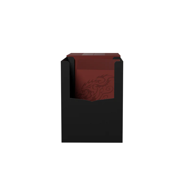 DRAGON SHIELD - DOUBLE SHELL BLOOD RED/BLACK - PORTA MAZZO - immagine 4