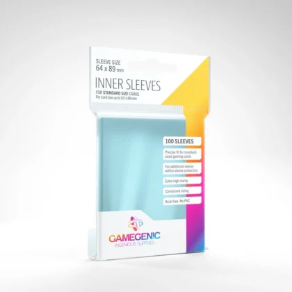 GAMEGENIC – GGS10013ML 100 STANDARD SIZE INNER SLEEVES