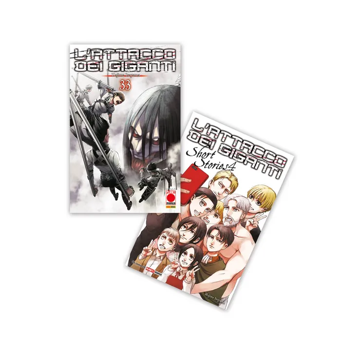 L'ATTACCO DEI GIGANTI 33 BUNDLE + SHORT STORIES 4