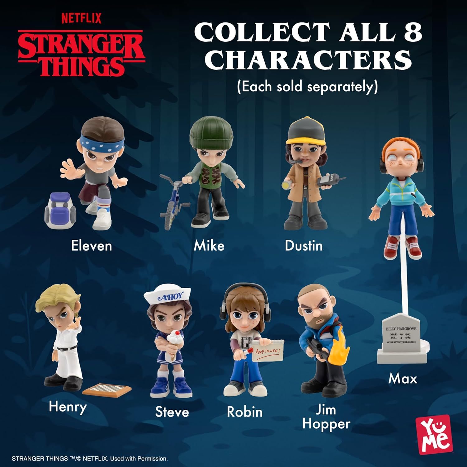 STRANGER THINGS - UPSIDE DOWN COLLECTABLE FIGURE SERIES 3 - BLIND BAG - immagine 6