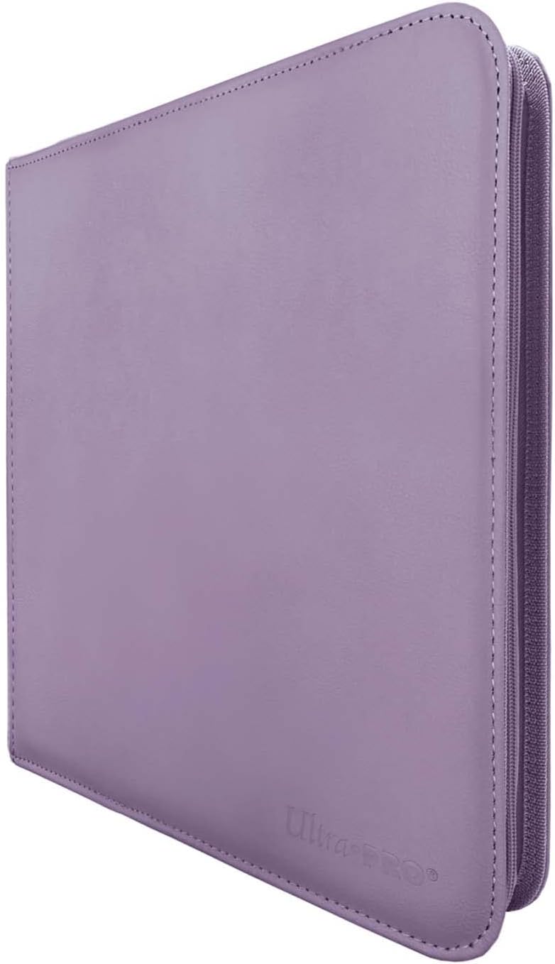 ULTRA-PRO - ZIPPERED 12-POCKET PRO-BINDER - PURPLE - immagine 2