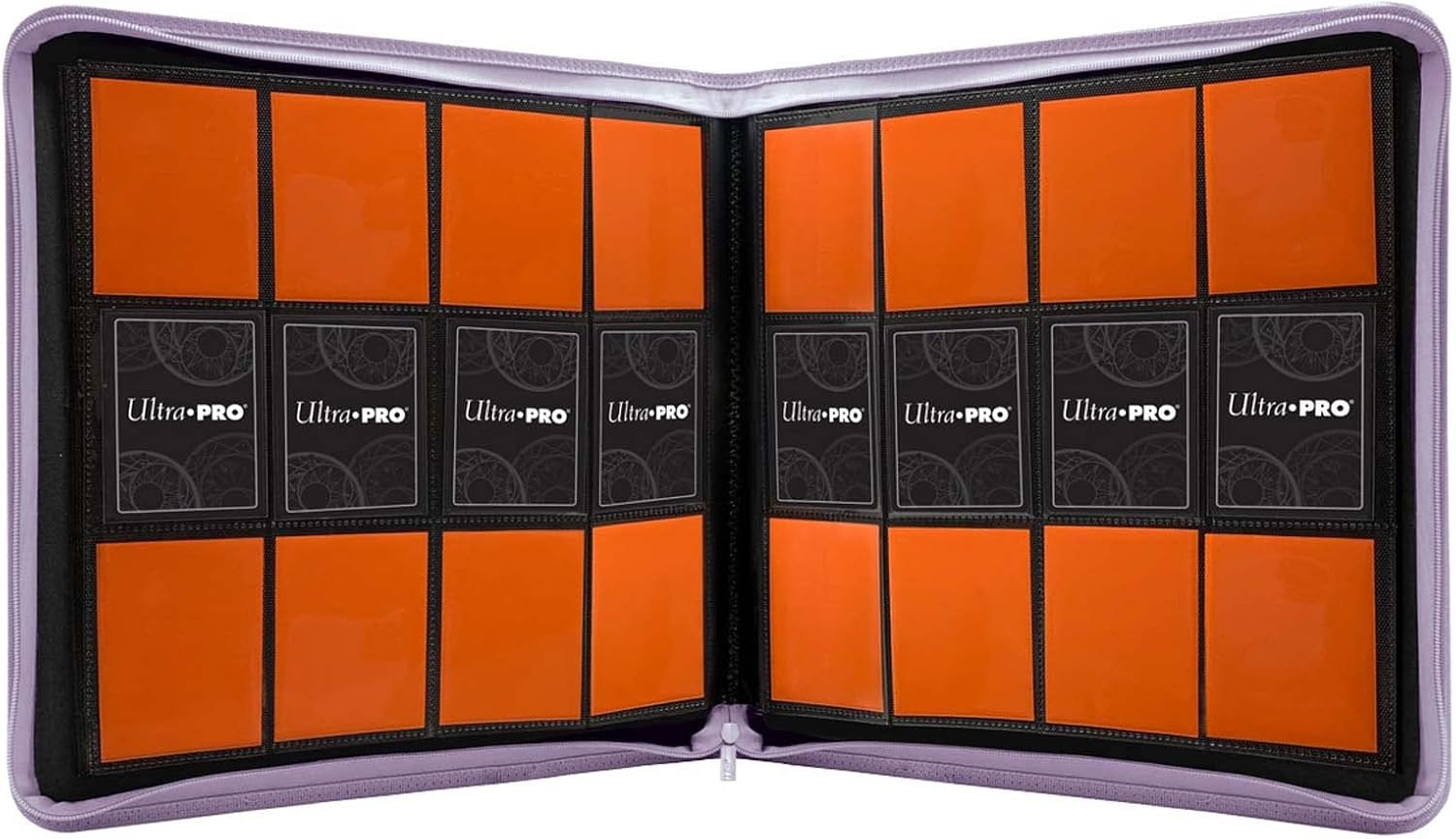 ULTRA-PRO - ZIPPERED 12-POCKET PRO-BINDER - PURPLE - immagine 3