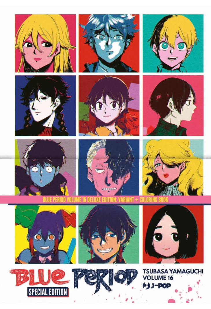BLUE PERIOD 16 VARIANT CON COLORING BOOK - immagine 2