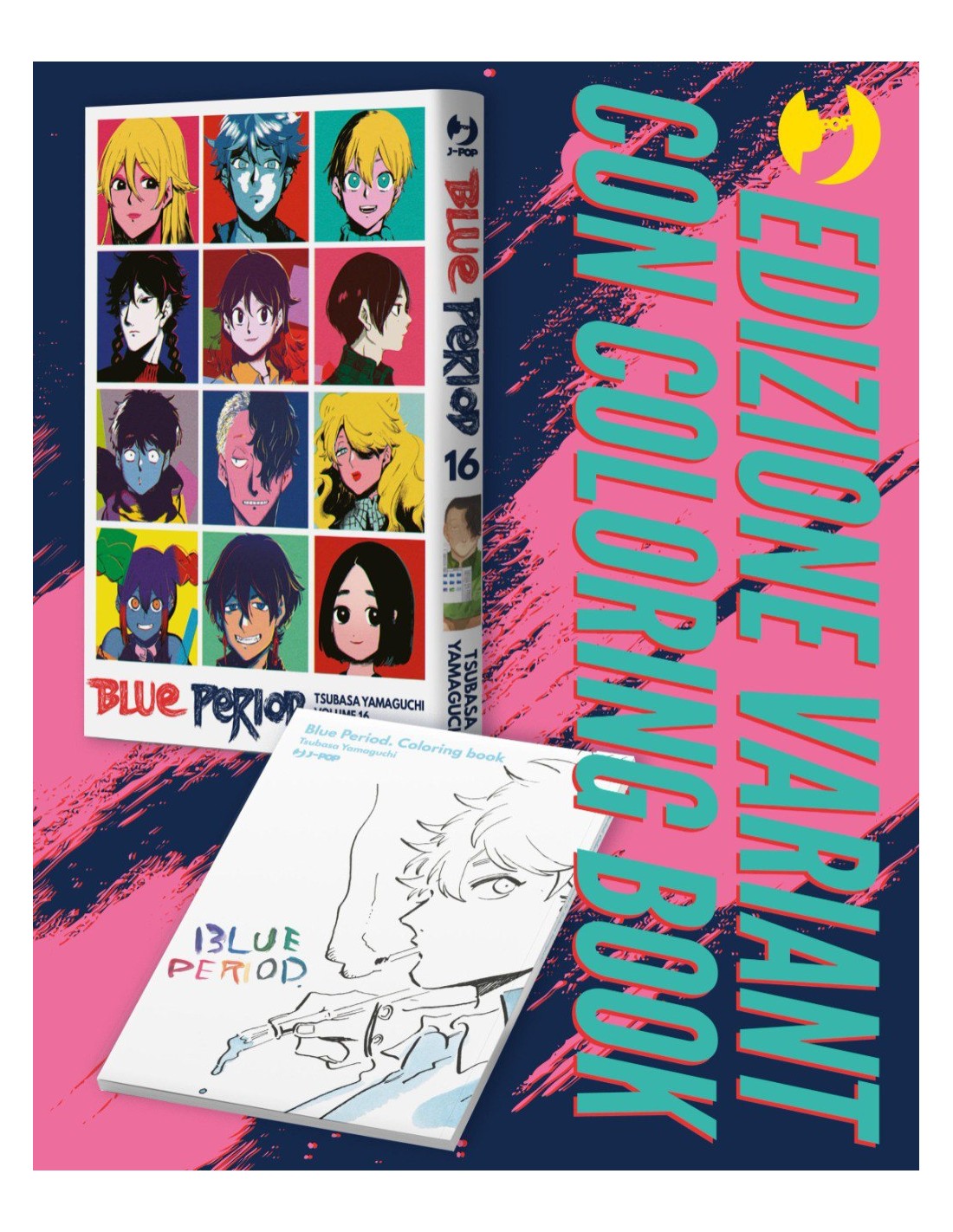 BLUE PERIOD 16 VARIANT CON COLORING BOOK
