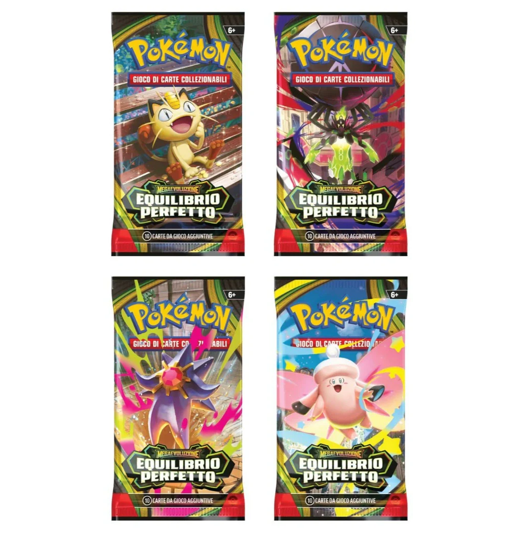 POKEMON MEGAEVOLUZIONE: EQUILIBRIO PERFETTO - BUSTINA DA 10 CARTE (ITA)