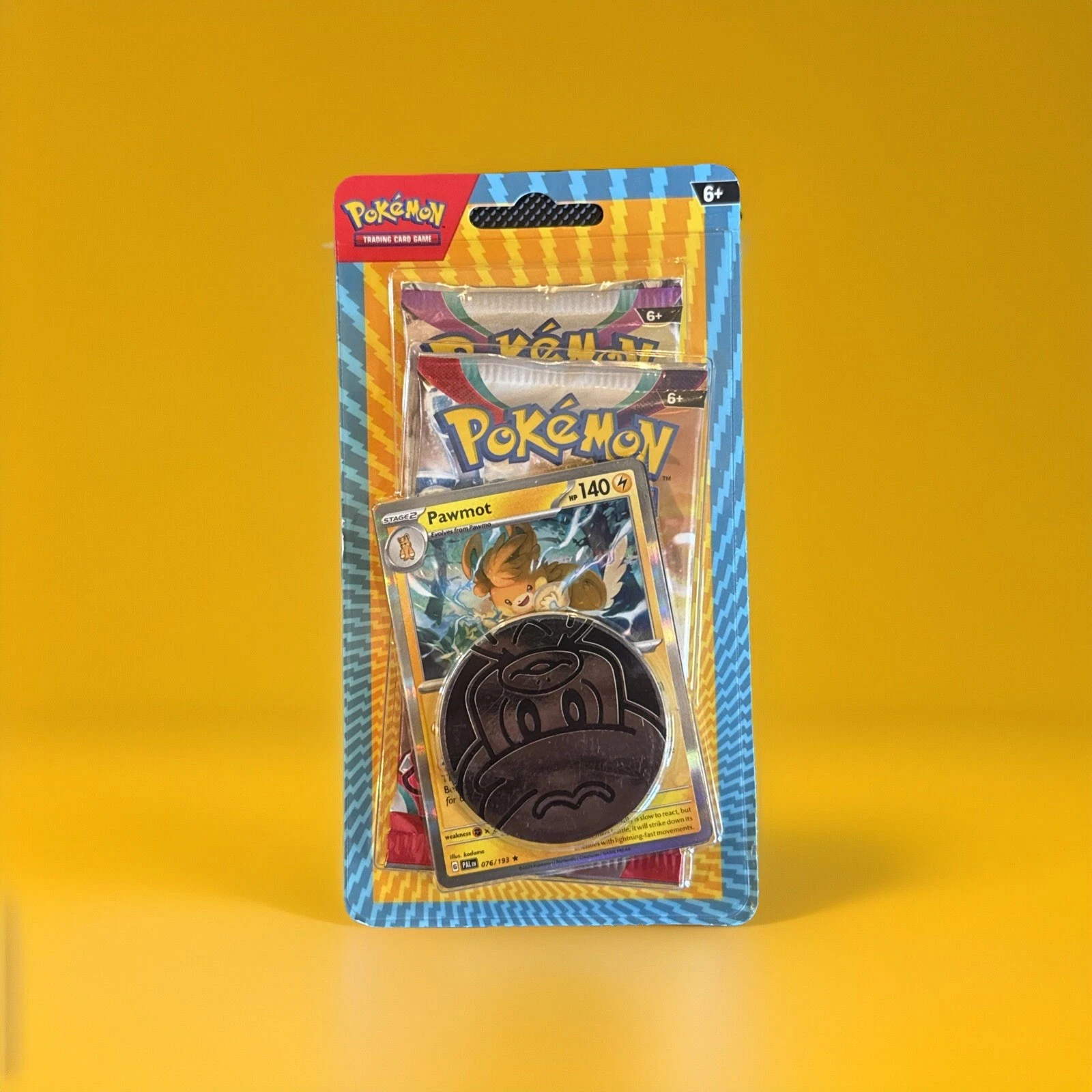 POKEMON TCG - PAWMOT CARD + 2 BOOSTER PACKS + COIN (ENG) - immagine 2