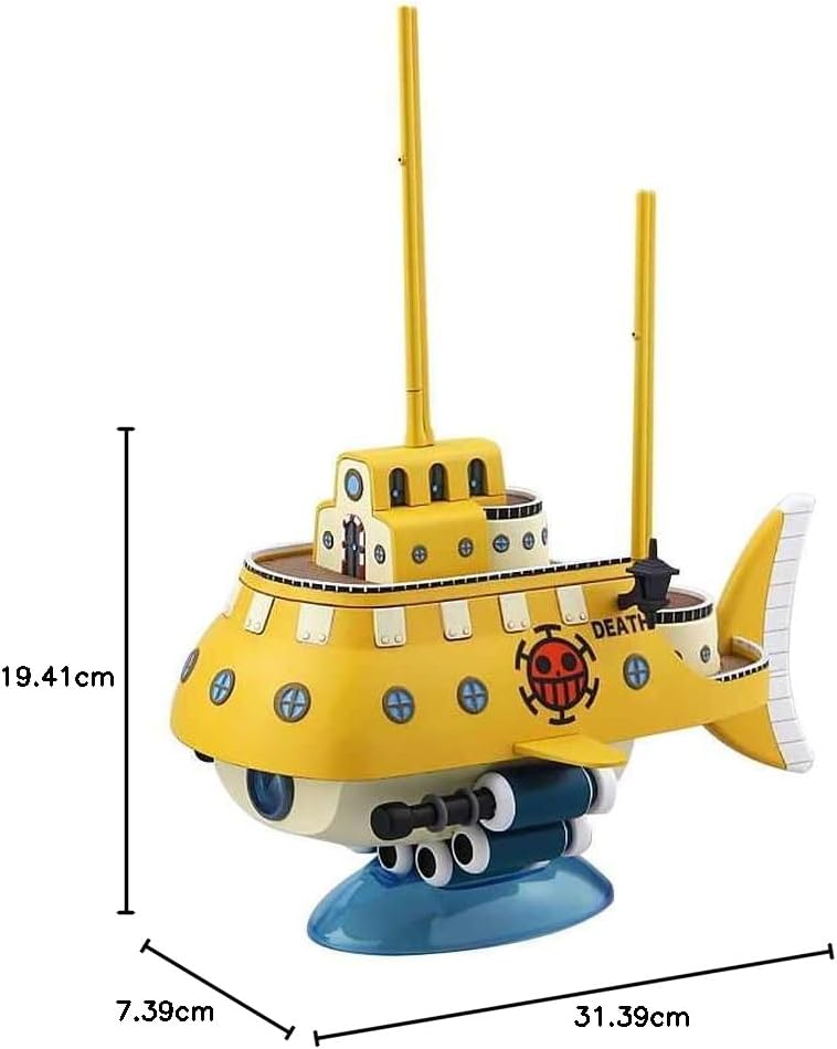 BANDAI ONE PIECE GRAND SHIP COLLECTION #02 - TRAFALGAR LAW'S SUBMARINE - MODEL KIT - immagine 2