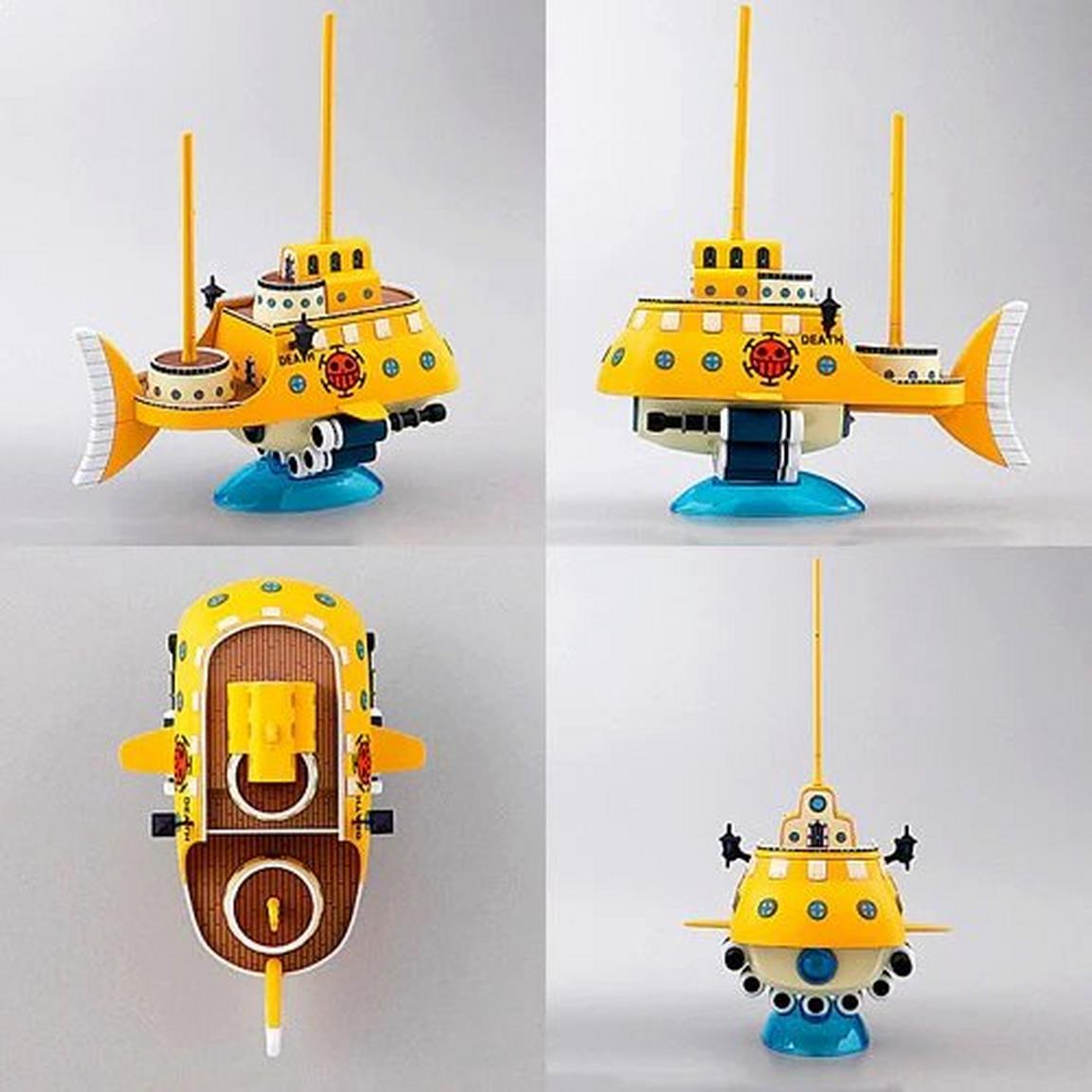 BANDAI ONE PIECE GRAND SHIP COLLECTION #02 - TRAFALGAR LAW'S SUBMARINE - MODEL KIT - immagine 7