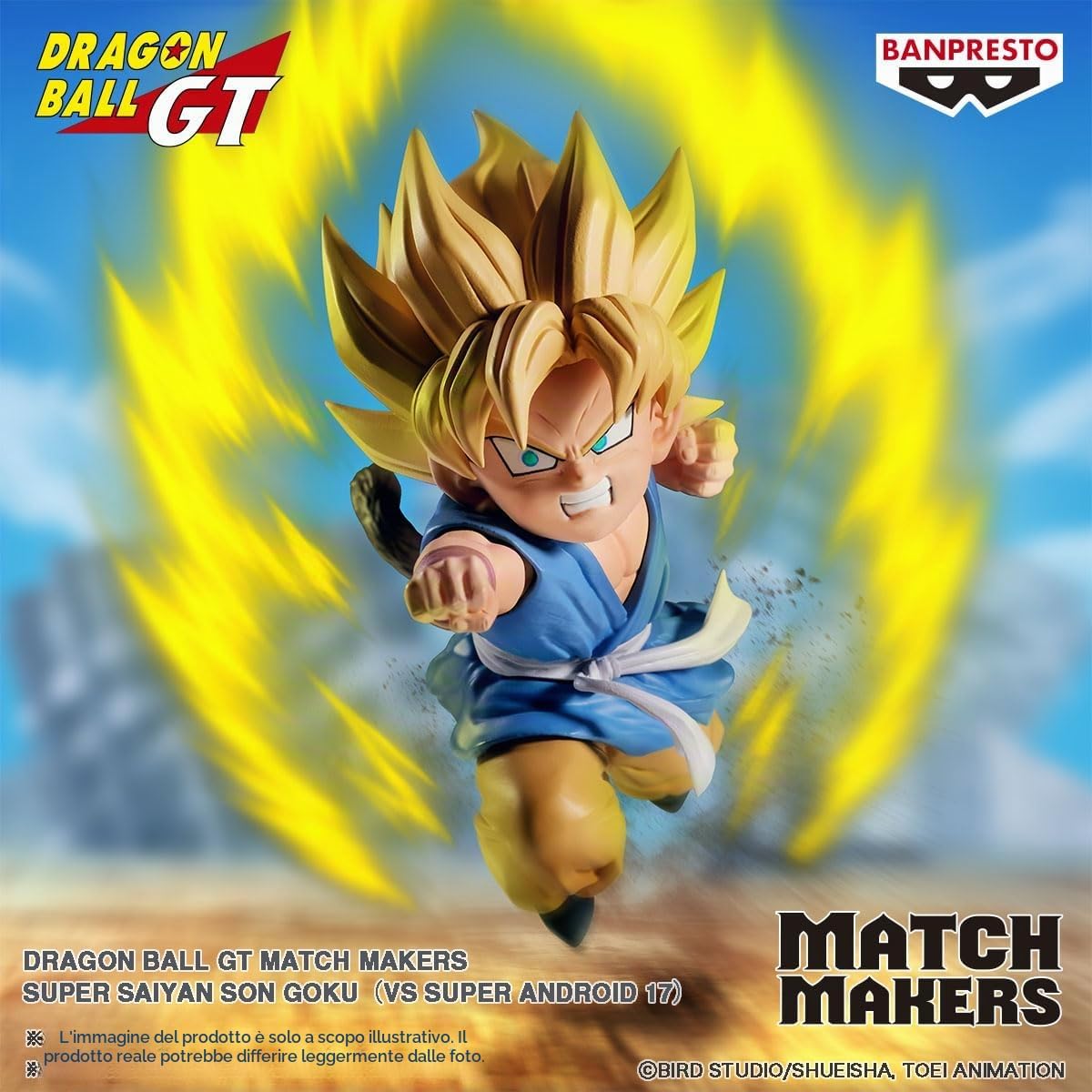 BANPRESTO MATCH MAKERS DRAGON BALL GT SUPER SAIYAN SON GOKU