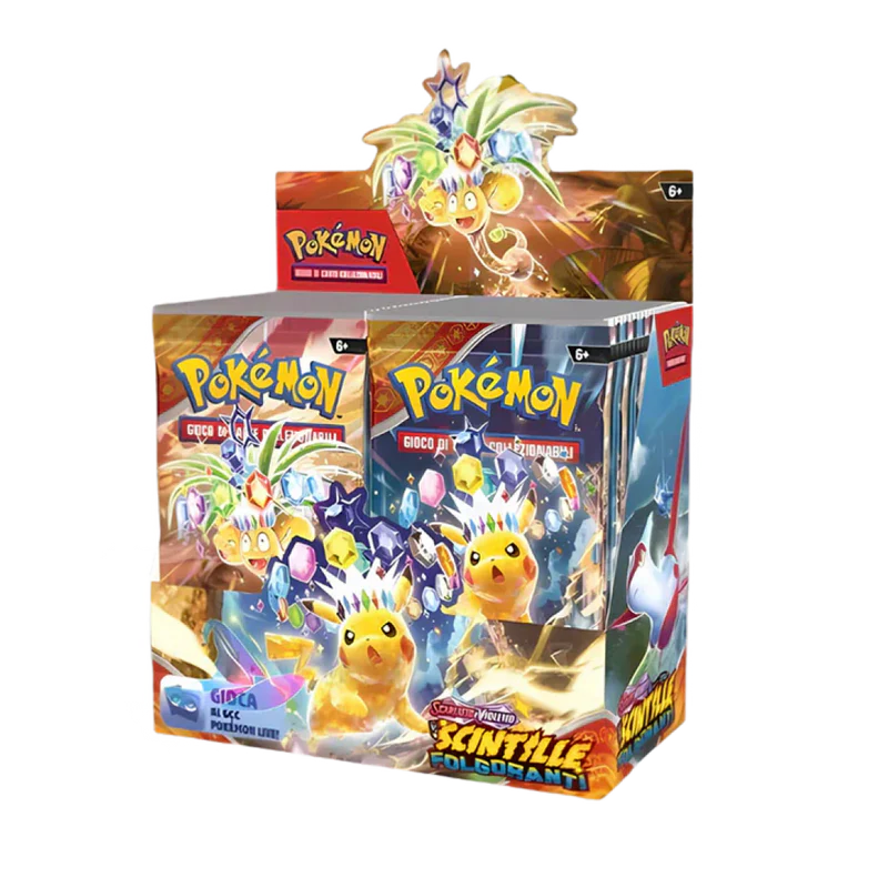 POKEMON SCARLATTO E VIOLETTO: SCINTILLE FOLGORANTI BUSTINA DA 10 CARTE (ITA) - immagine 2