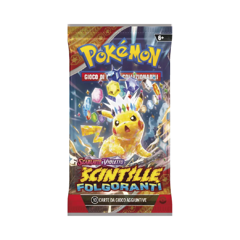 POKEMON SCARLATTO E VIOLETTO: SCINTILLE FOLGORANTI BUSTINA DA 10 CARTE (ITA) - immagine 3