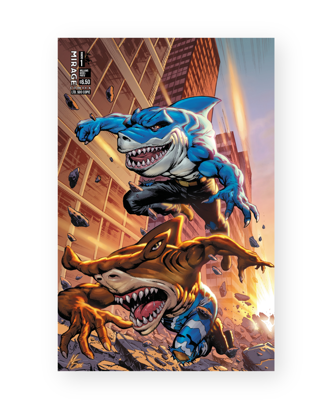 STREET SHARKS 1 SPILLATO COVER A - immagine 2