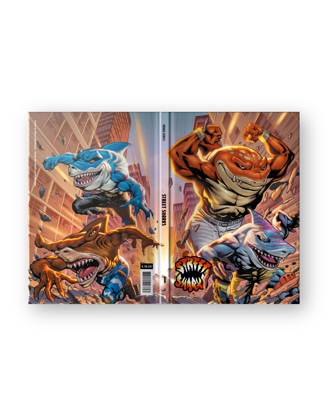 STREET SHARKS VOL.1 LIMITED VARIANT WRAPAROUND - immagine 2
