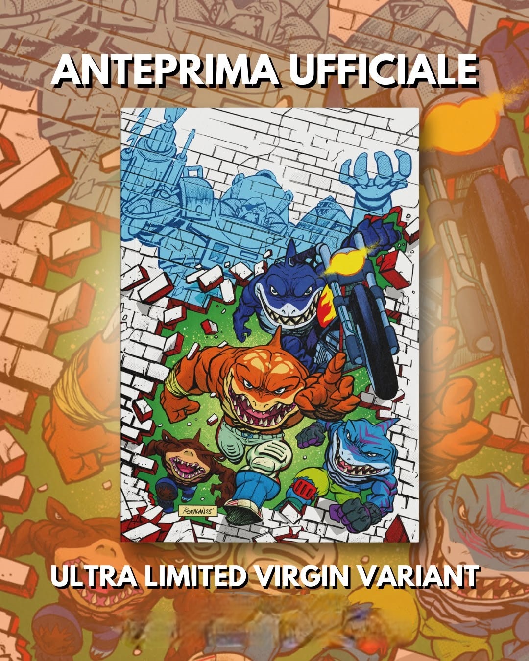 STREET SHARKS VOL.1 ULTRALIMITED VIRGIN VARIANT