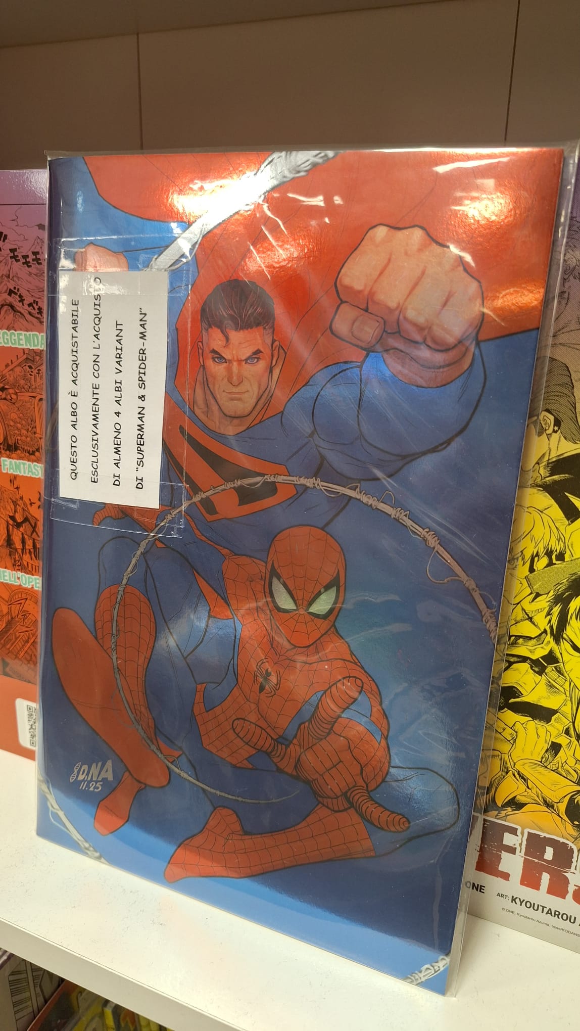 SUPERMAN/SPIDER-MAN - INCENTIVE FOIL VARIANT DI DAVID NAKAYAMA