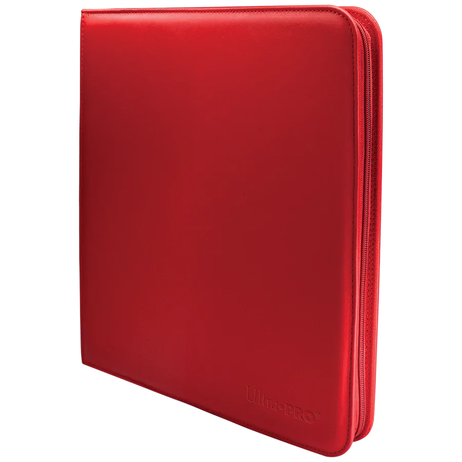 ULTRA-PRO - VIVID ZIPPERED 12-POCKET PRO-BINDER - RED - immagine 2