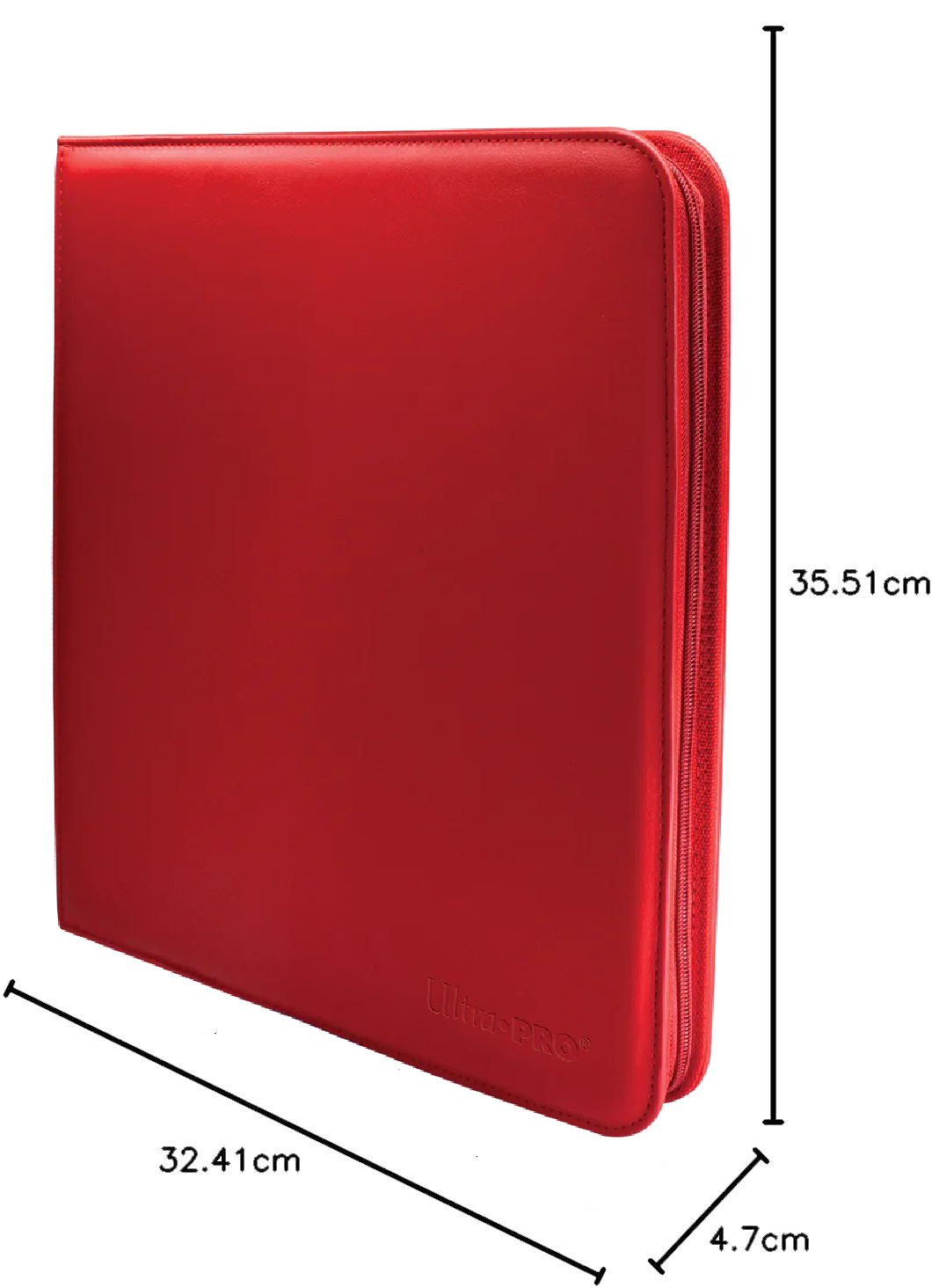 ULTRA-PRO - VIVID ZIPPERED 12-POCKET PRO-BINDER - RED - immagine 5