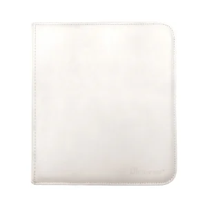 ULTRA-PRO - VIVID ZIPPERED 12-POCKET PRO-BINDER - WHITE