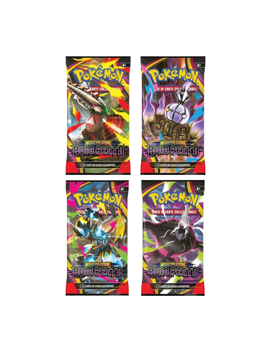 POKEMON MEGAEVOLUZIONE: BUIO PESTO - BUSTINA DA 10 CARTE (ITA)