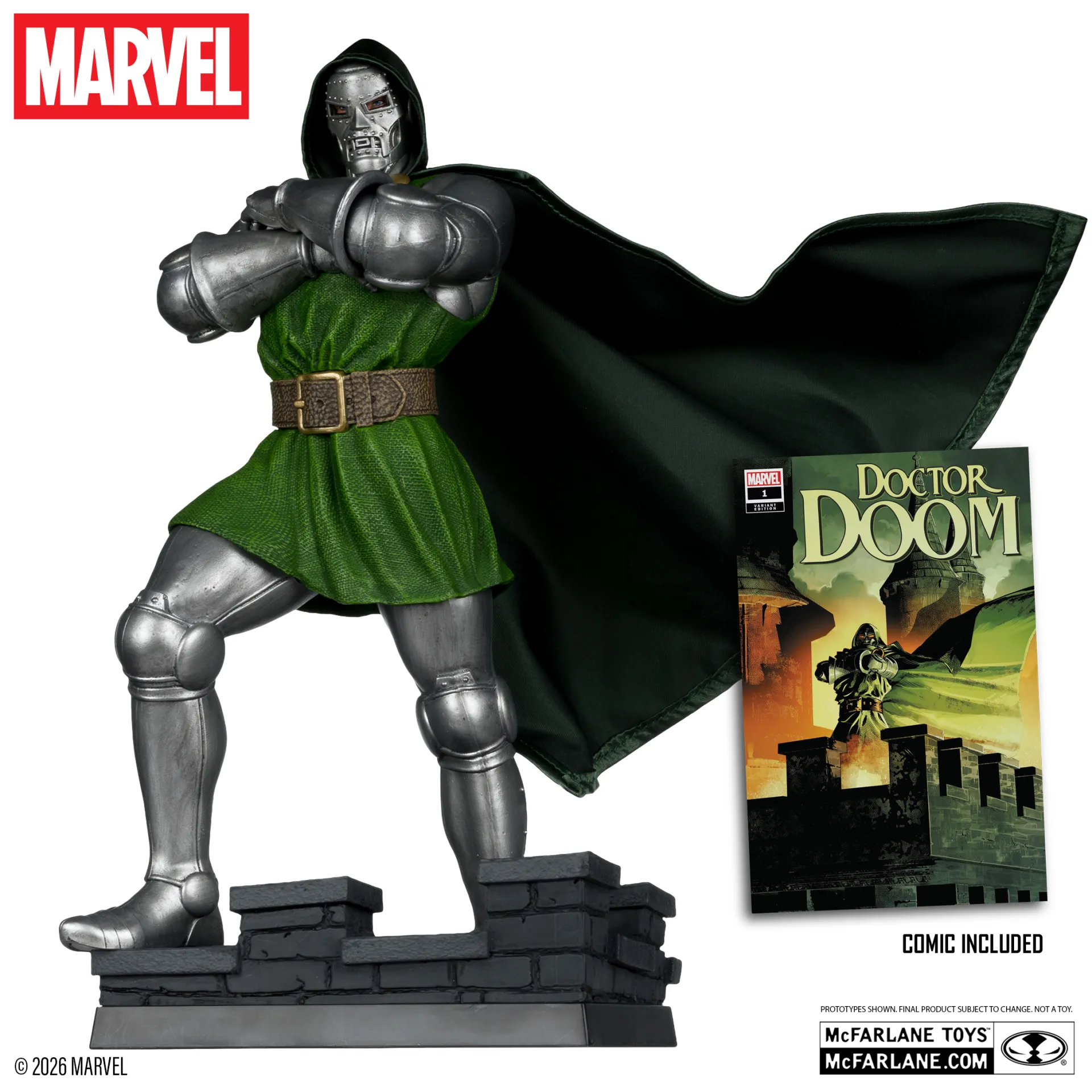 MARVEL COLLECTIBLES - DOCTOR DOOM #1 - MC FARLANE FIGURE - immagine 6