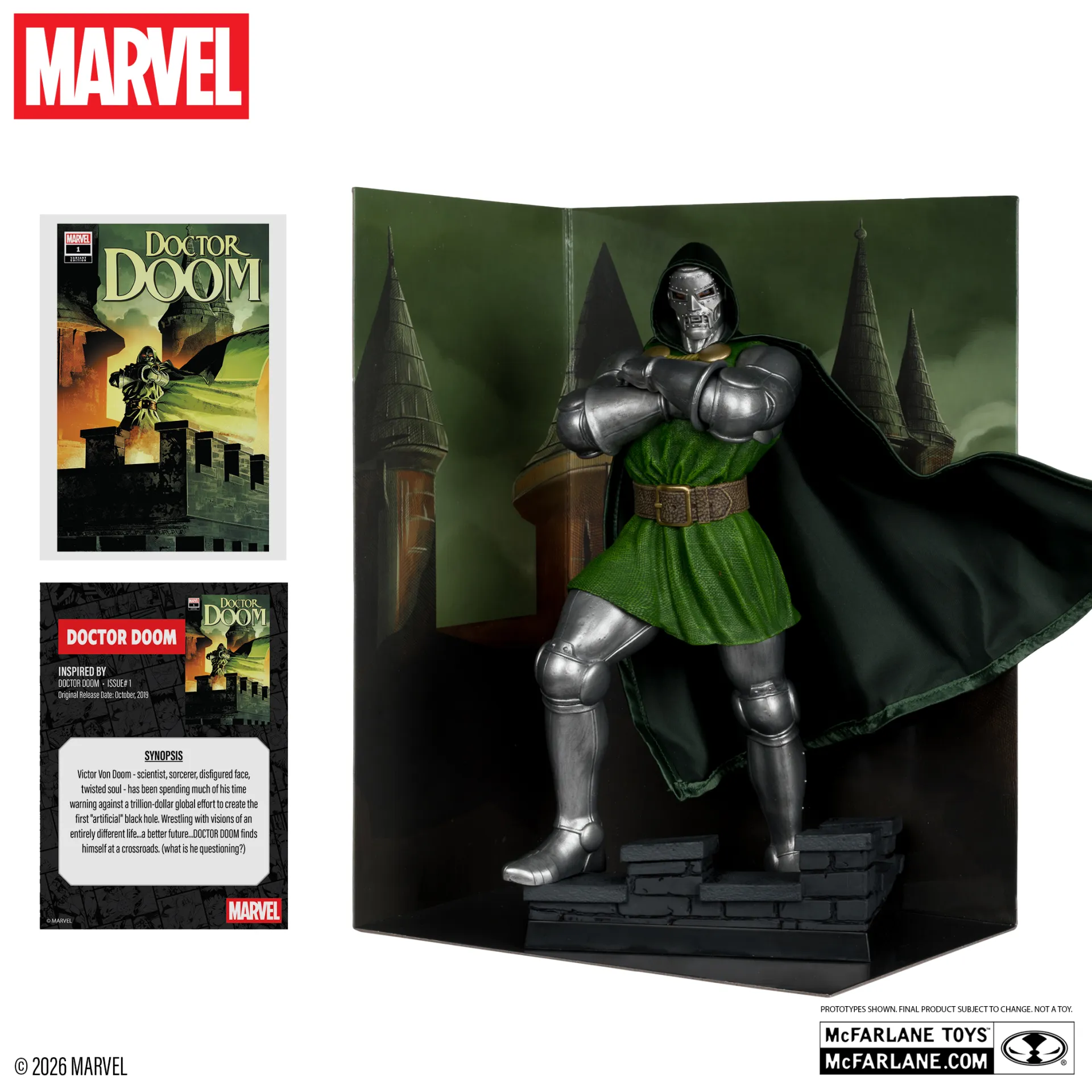 MARVEL COLLECTIBLES - DOCTOR DOOM #1 - MC FARLANE FIGURE - immagine 8