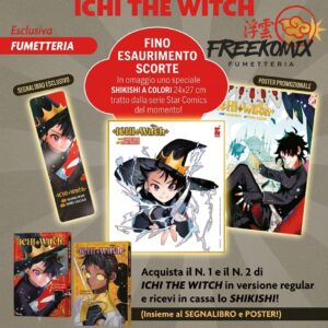 PROMO ICHI THE WITCH 1 E 2 + SHIKISHI IN OMAGGIO